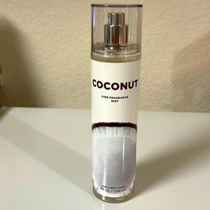 (005) NEW Bath and Body Works “Coconut” Fine Fragrance Mist - 8 fl oz